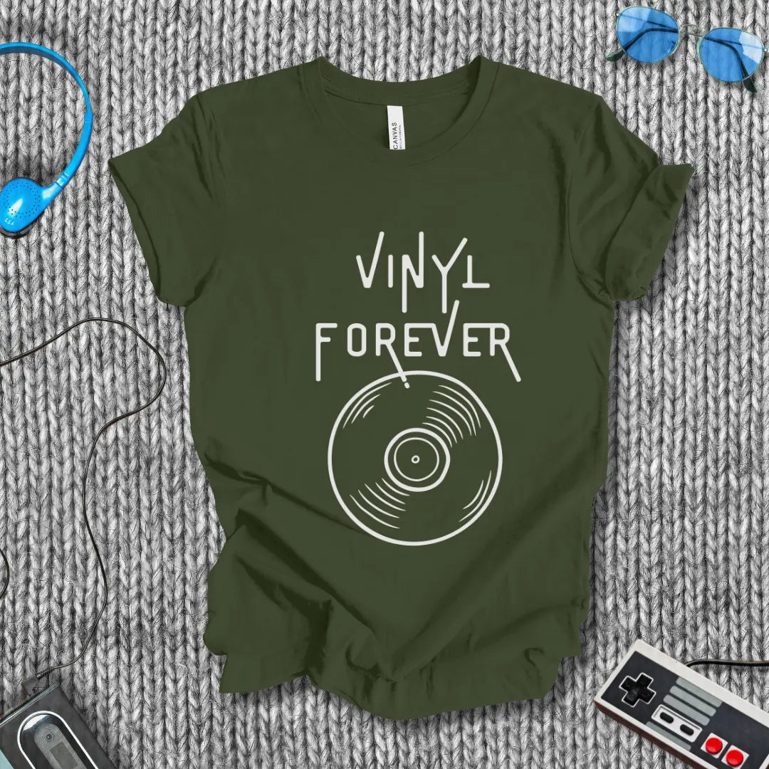 Vinyl Forever T-Shirt Bella+Canvas