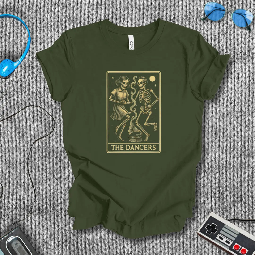 Tarot: The Dancers – Skeleton Tarot Tee Bella+Canvas