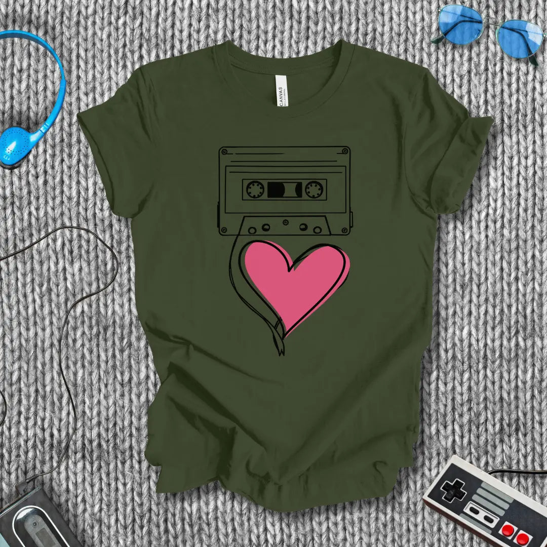 Love Ribbon T-Shirt Bella+Canvas