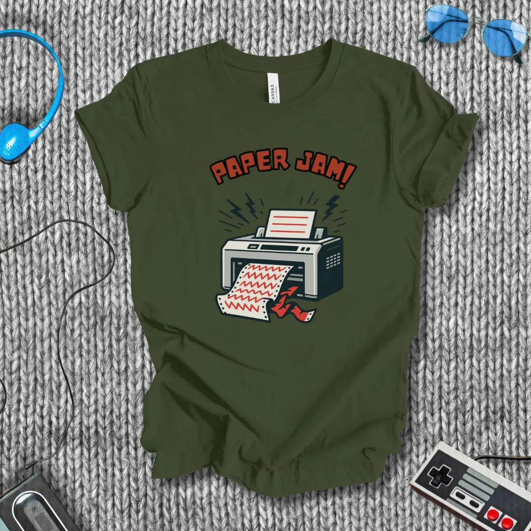 Paper Jam! T-Shirt Bella+Canvas
