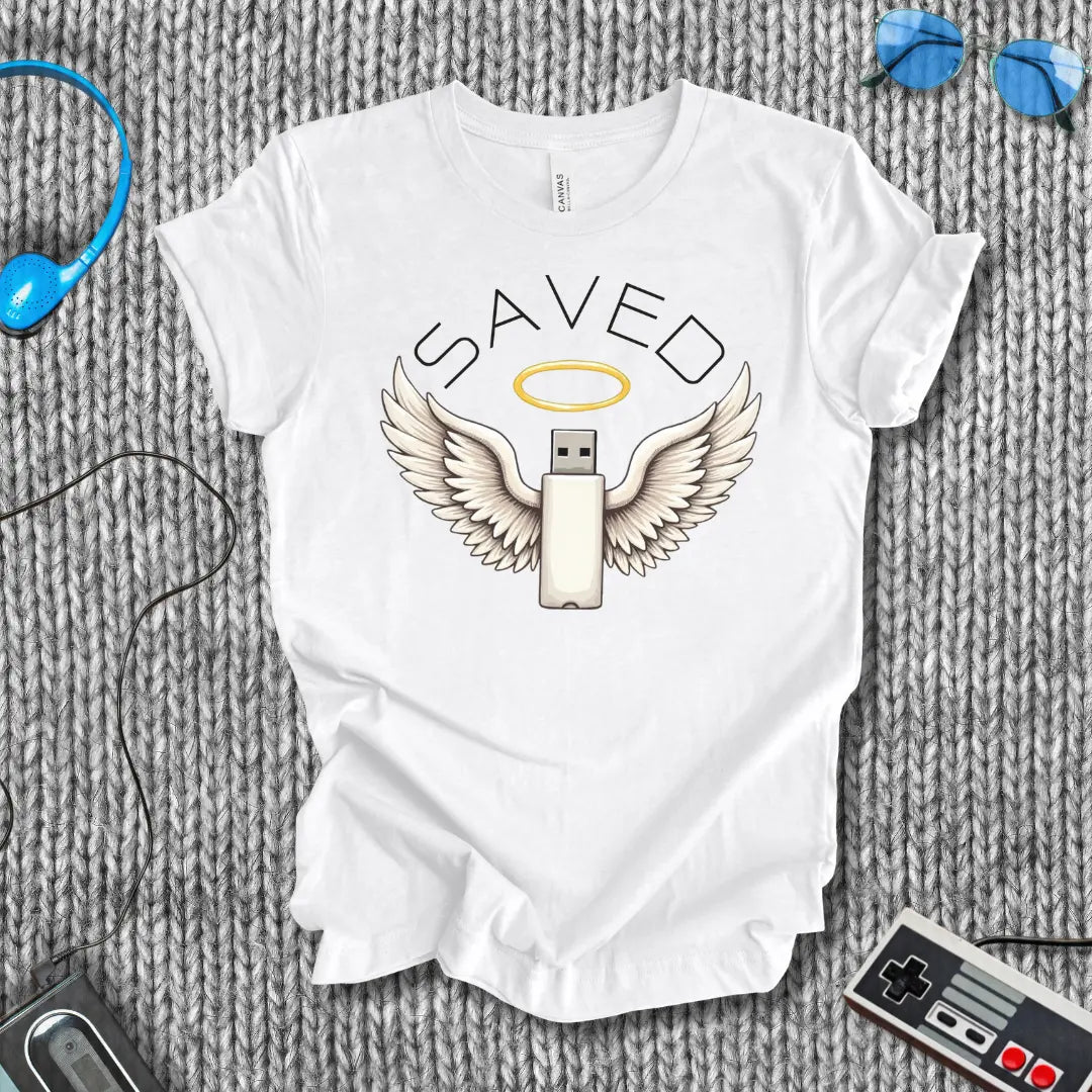 Saved (USB) T-Shirt Bella+Canvas