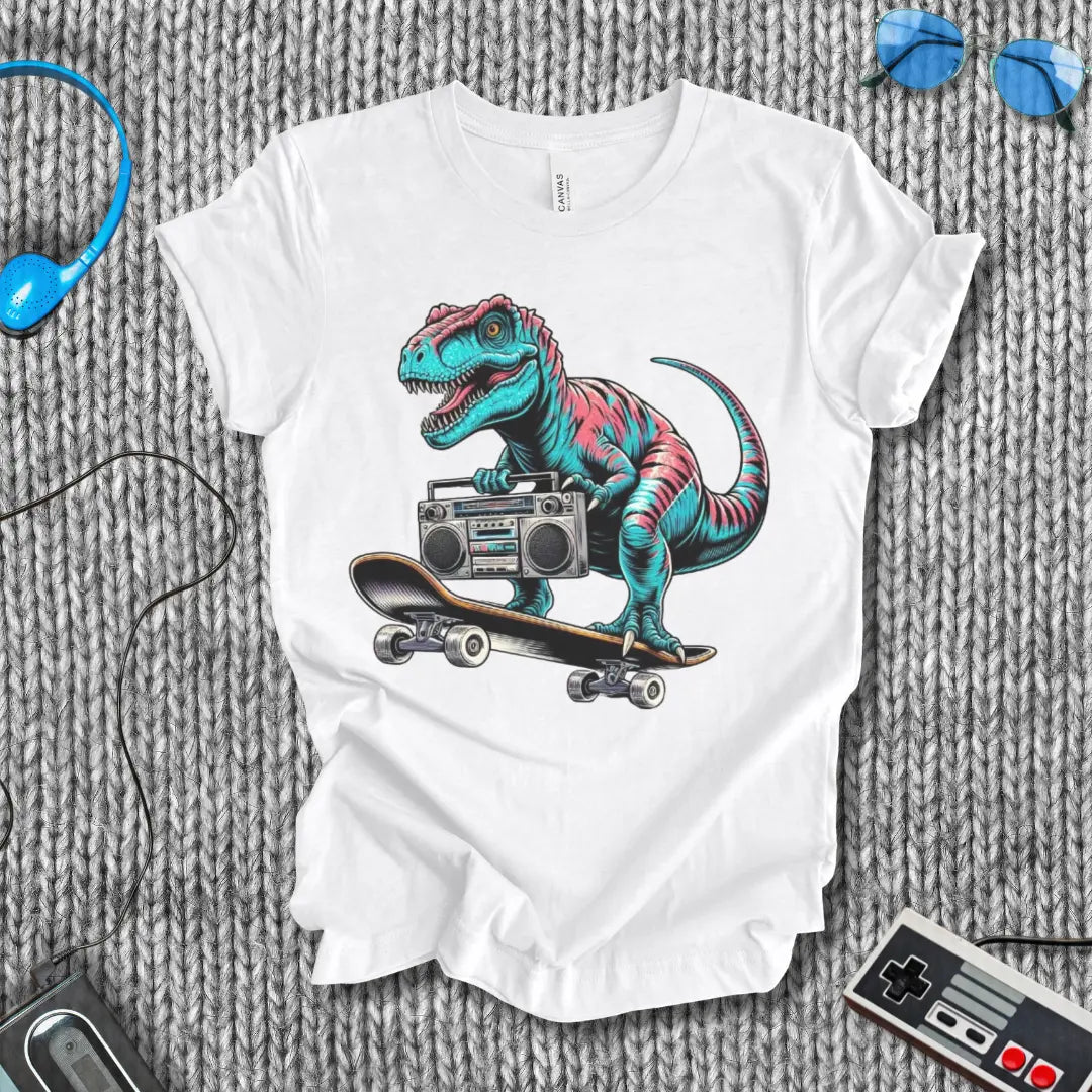 Skater T-Rex Boombox T-Shirt Bella+Canvas