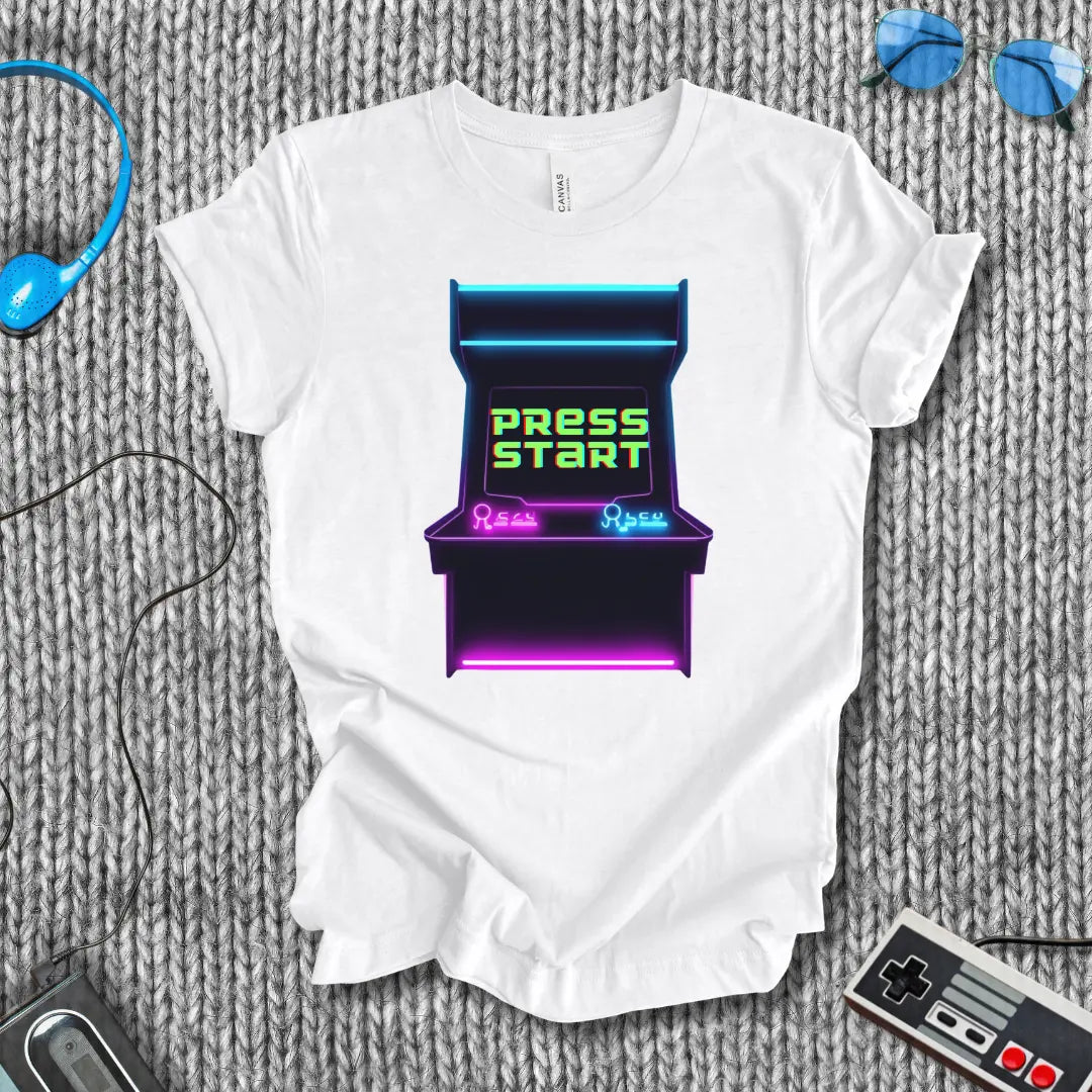 Press Start T-Shirt Bella+Canvas