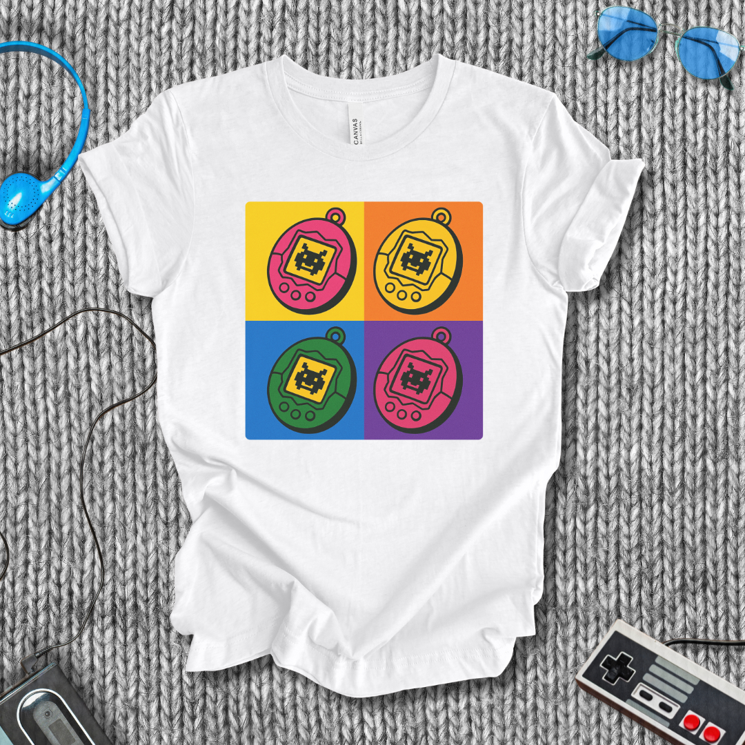 Retro Pixel Pet Pop Art T-shirt