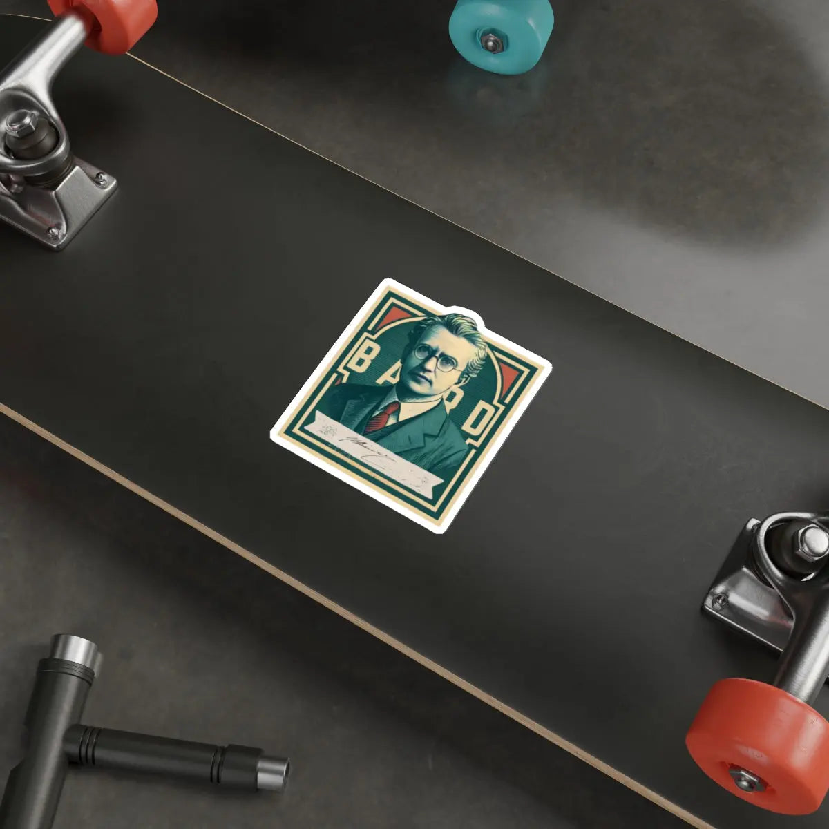 John Logie Baird - Pioneer of Television Die-Cut Sticker Printify