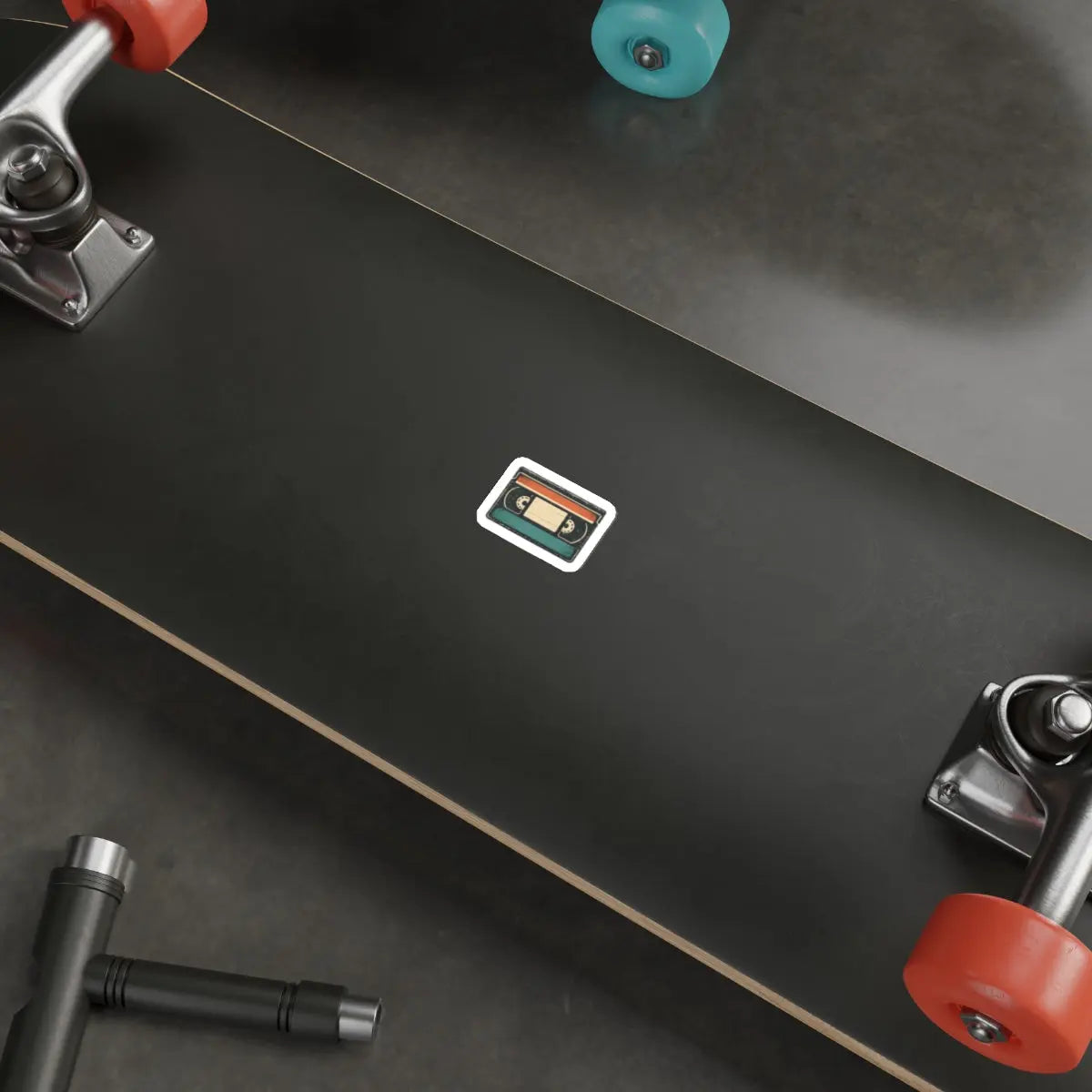 Retro VHS Cassette Die-Cut Sticker Printify