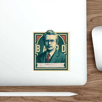 John Logie Baird - Pioneer of Television Die-Cut Sticker Printify