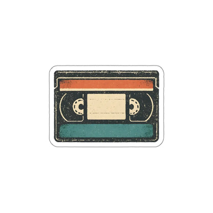 Retro VHS Cassette Die-Cut Sticker Printify