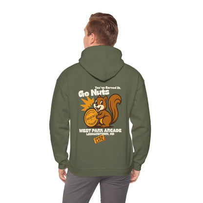 Go Nuts Arcade Hoodie Printify