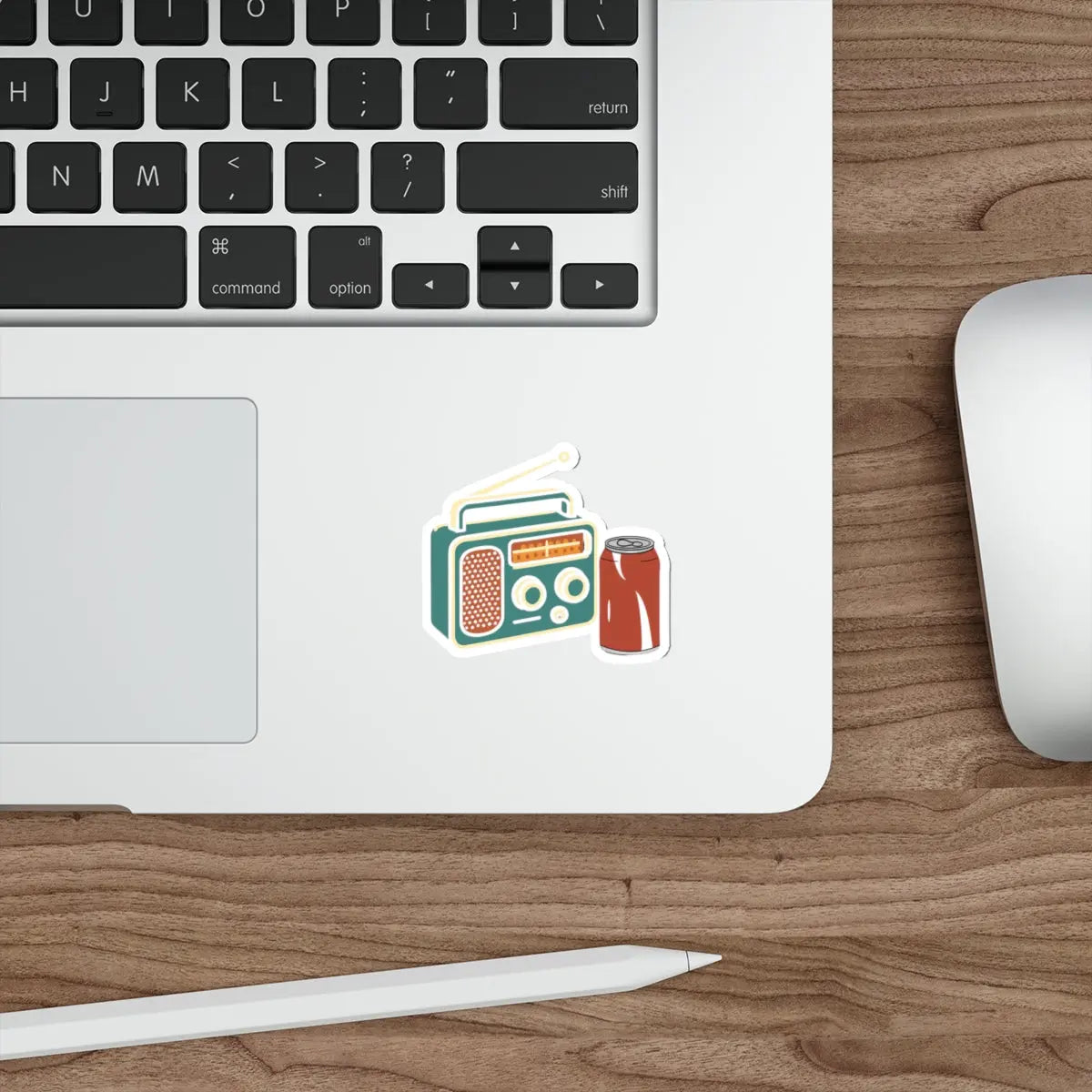 Lunch Break Die-Cut Sticker Printify