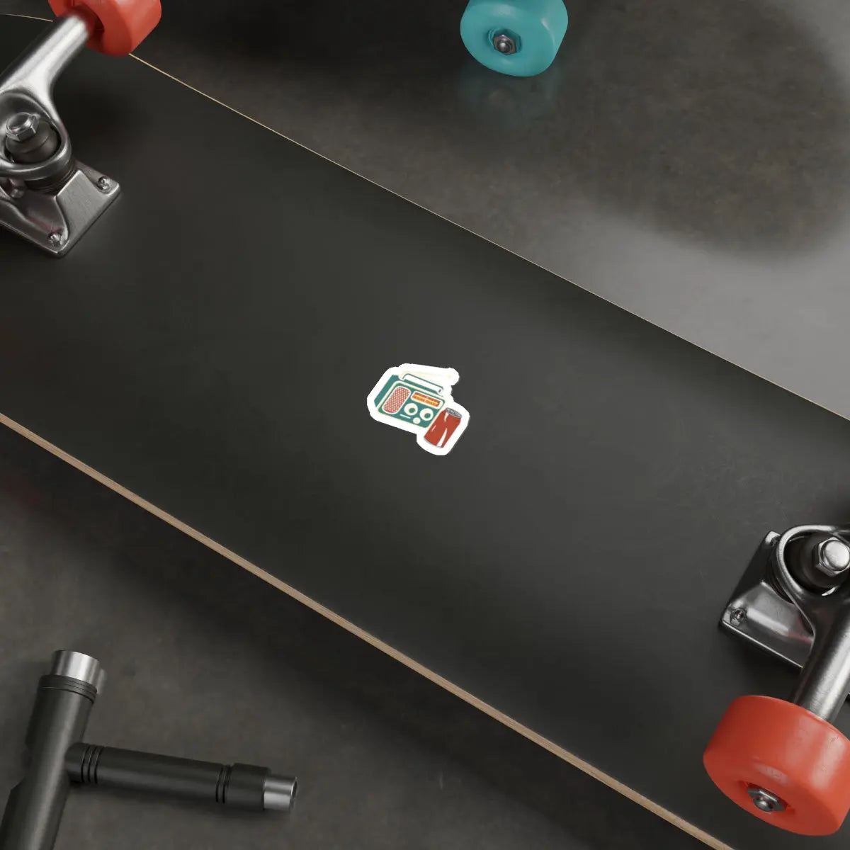 Lunch Break Die-Cut Sticker Printify