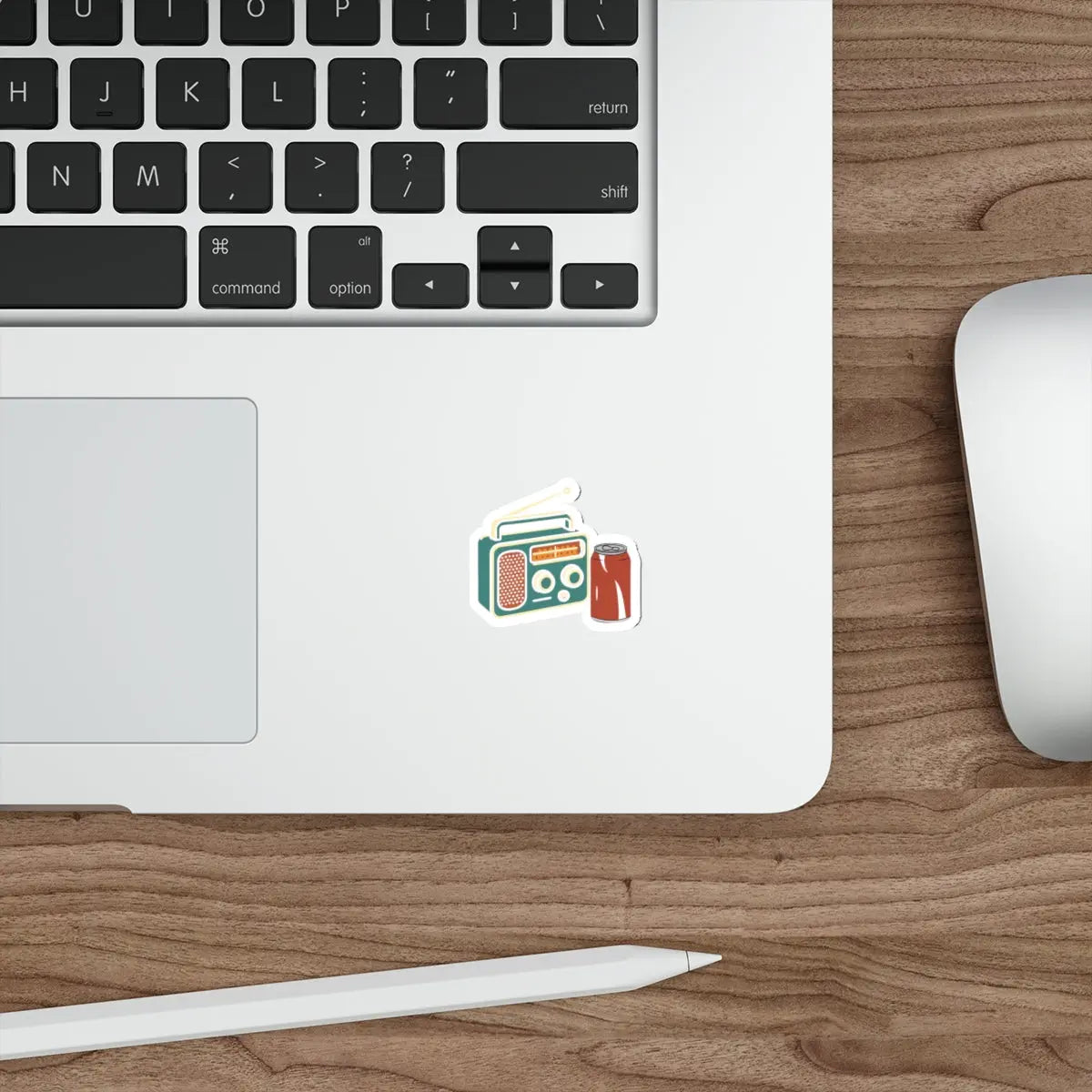 Lunch Break Die-Cut Sticker Printify