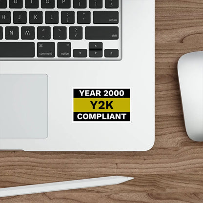 Year 2000 Y2K Compliant Die-Cut Sticker Printify