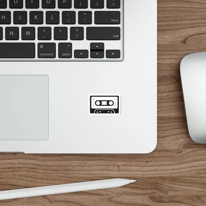 Ages Ago Apparel Logo Cassette Die-Cut Sticker Printify