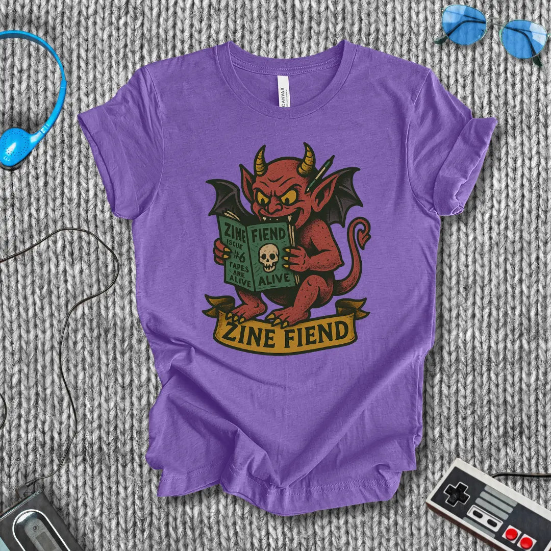 Zine Fiend Vintage Devil T-Shirt Bella+Canvas