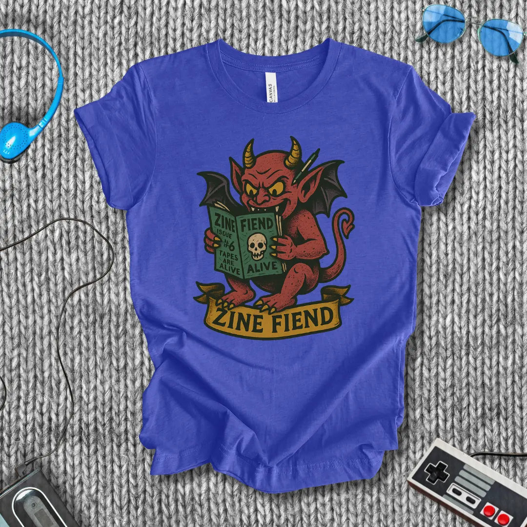 Zine Fiend Vintage Devil T-Shirt Bella+Canvas