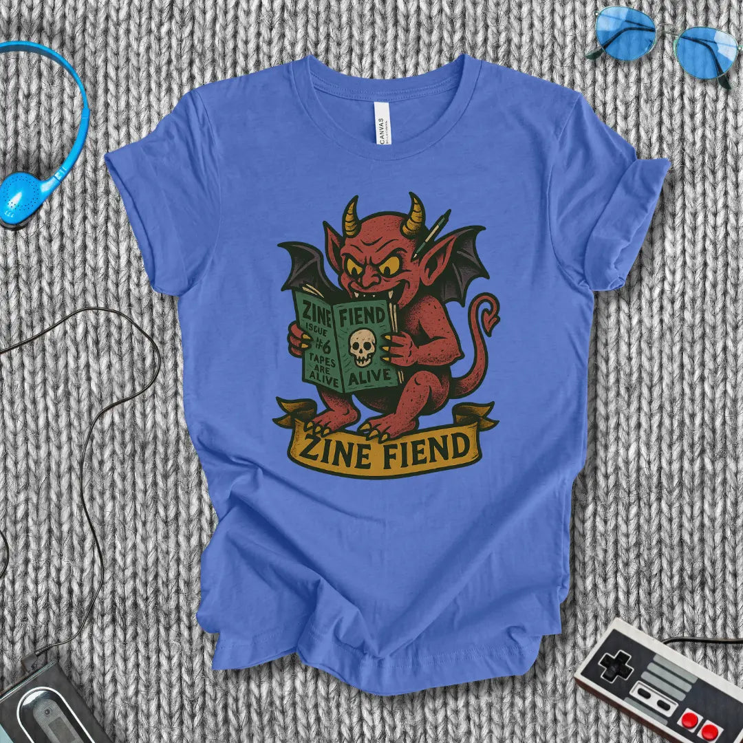 Zine Fiend Vintage Devil T-Shirt Bella+Canvas