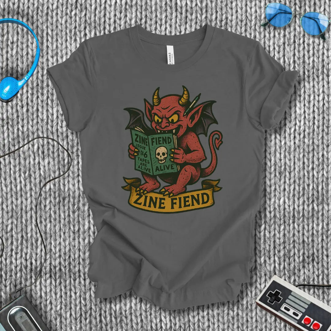 Zine Fiend Vintage Devil T-Shirt Bella+Canvas