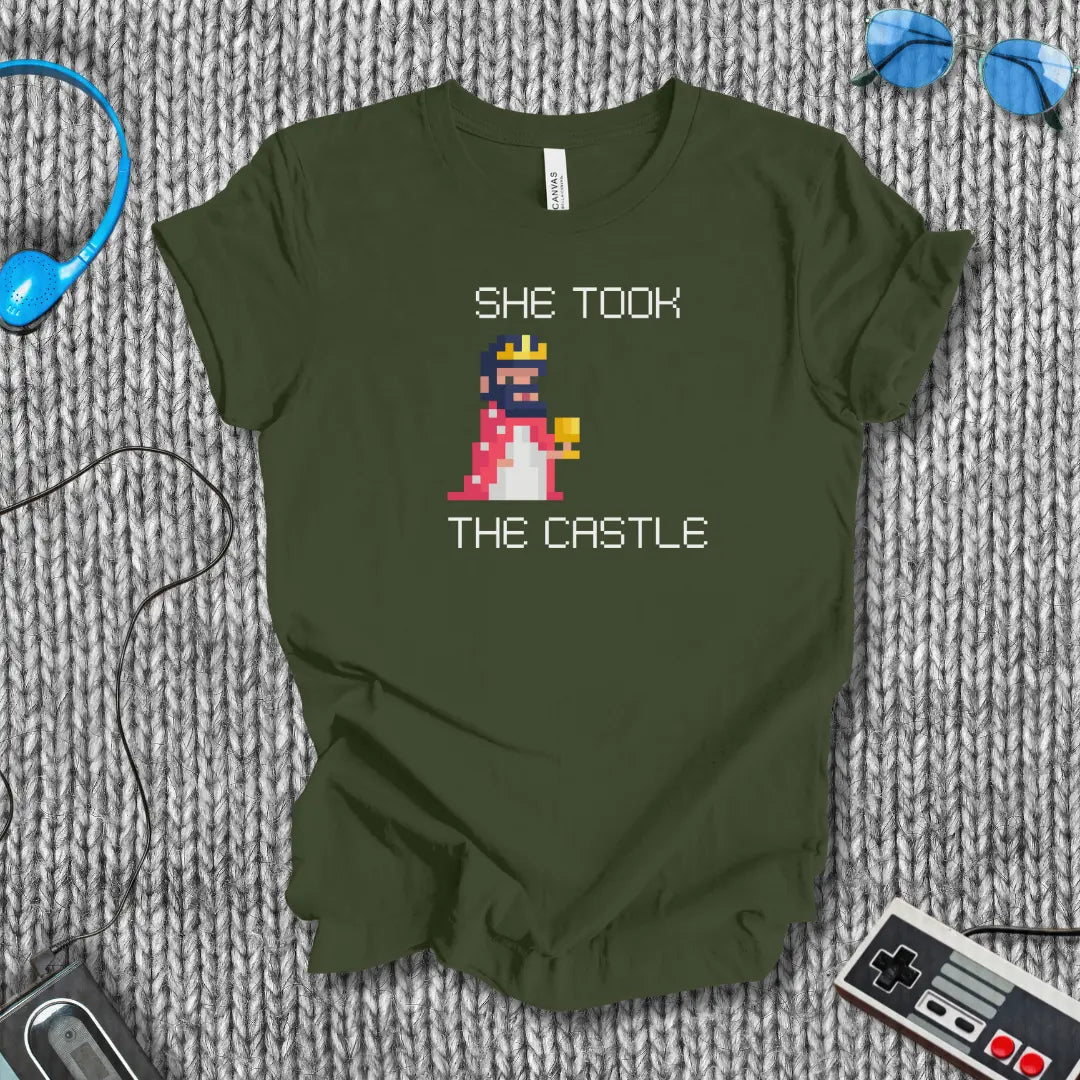 She Took the Castle T-Shirt Bella+Canvas