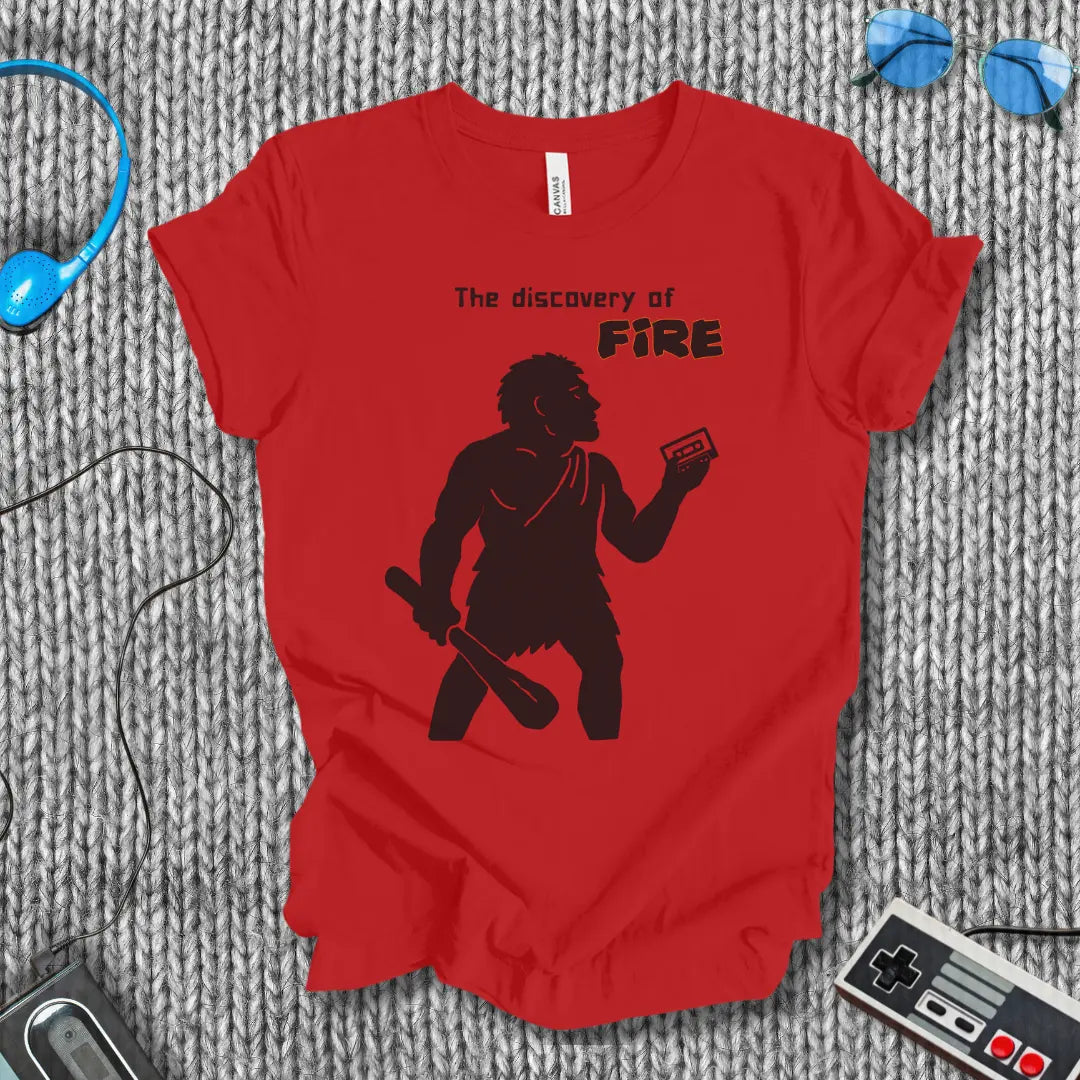 Discovering Fire T-Shirt Bella+Canvas
