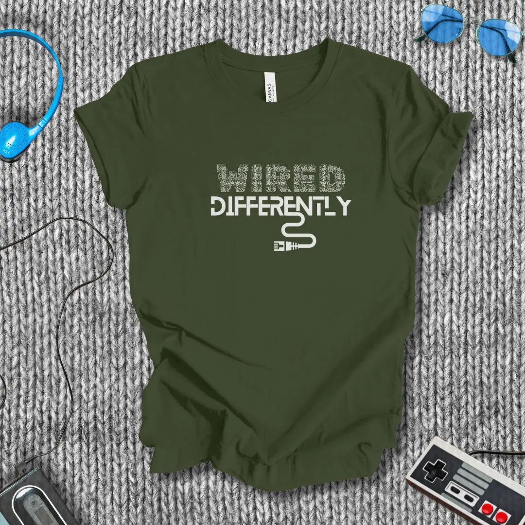 Wired Differently T-Shirt Bella+Canvas