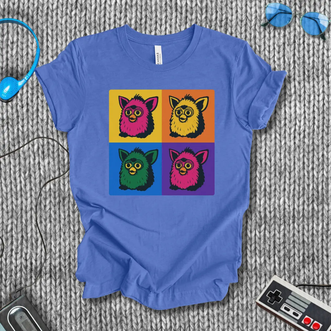 Retro Furby Pop Art T-shirt Printify