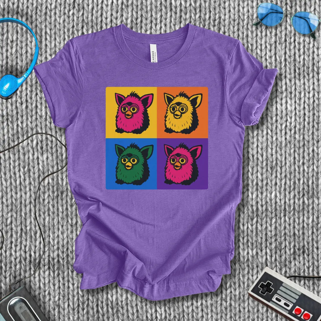 Retro Furby Pop Art T-shirt Printify