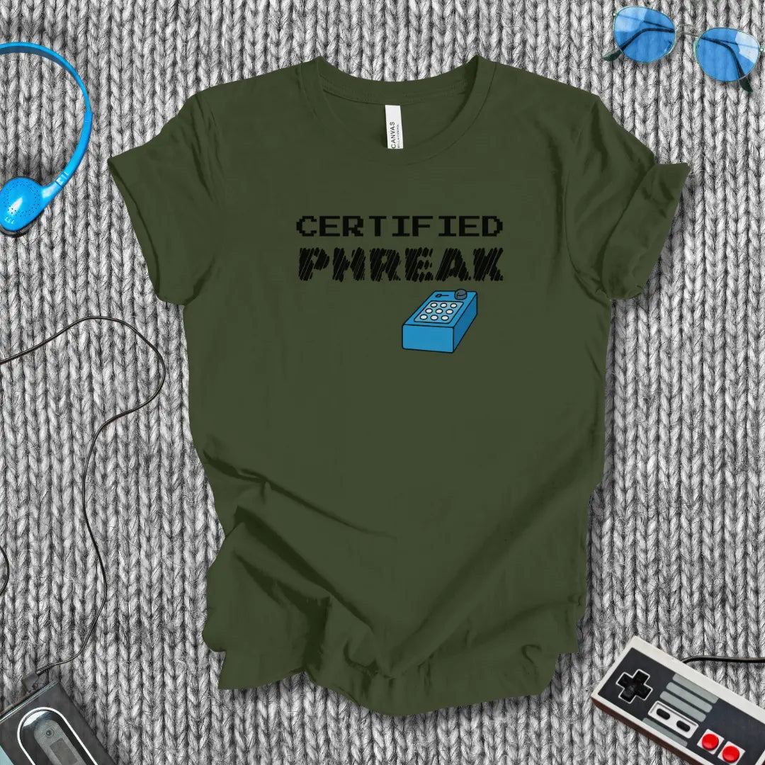 Certified Phreak Hacker T-Shirt Printify
