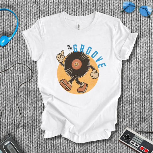 In the Groove Vinyl T-Shirt Printify