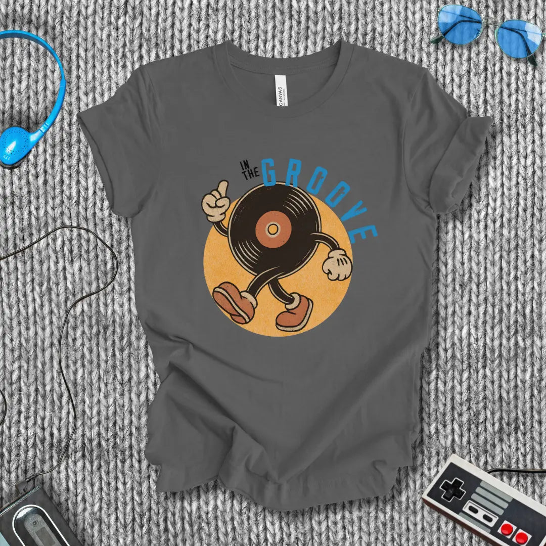 In the Groove Vinyl T-Shirt Printify