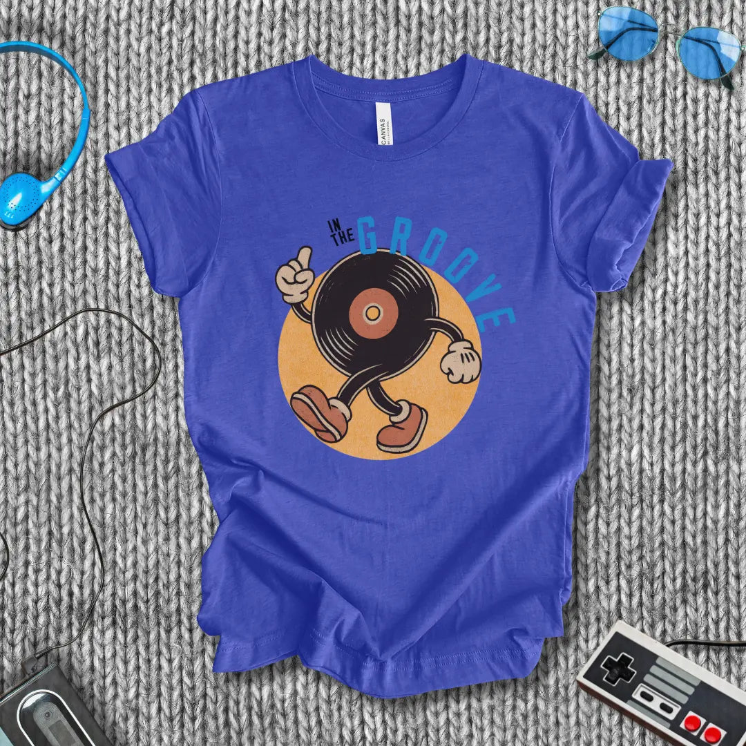In the Groove Vinyl T-Shirt Printify
