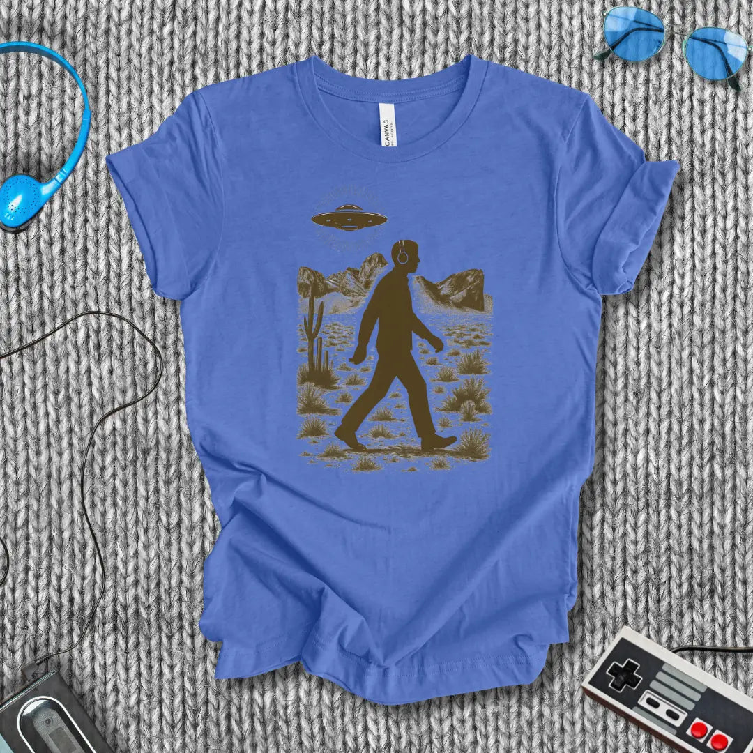 Cosmic Stroll UFO T-Shirt Printify