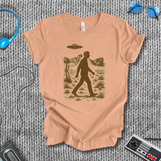 Cosmic Stroll UFO T-Shirt Printify