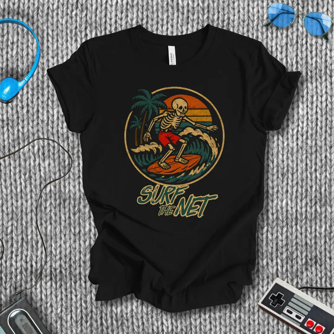 Surf the Net T-Shirt Bella+Canvas