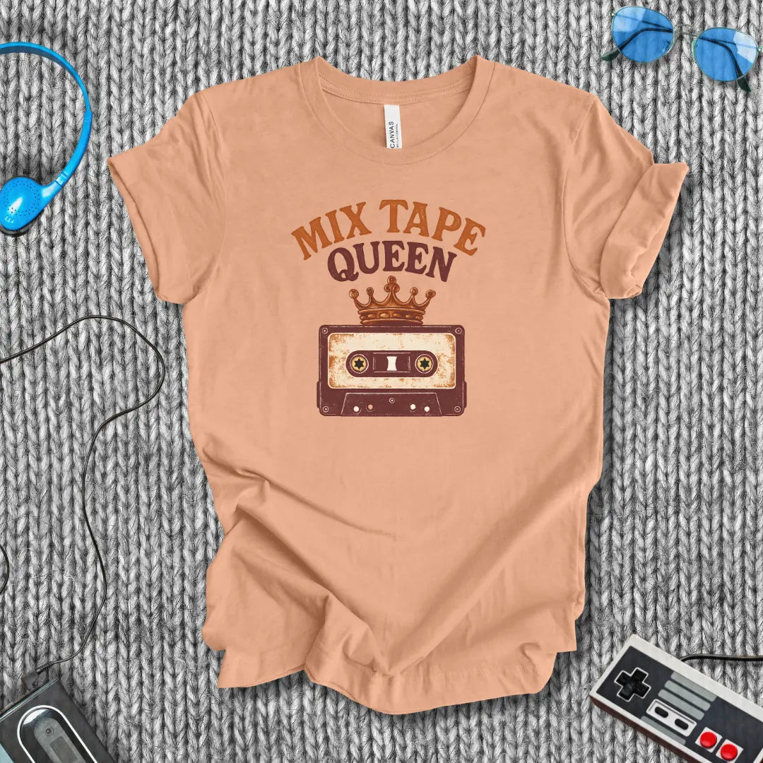 Mix Tape Queen T-Shirt Bella+Canvas