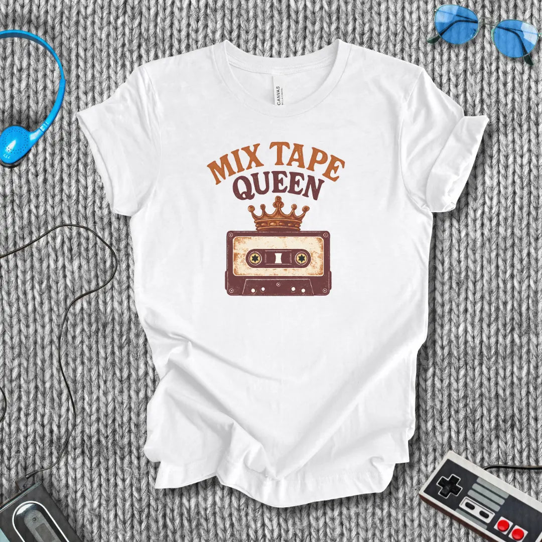 Mix Tape Queen T-Shirt Bella+Canvas