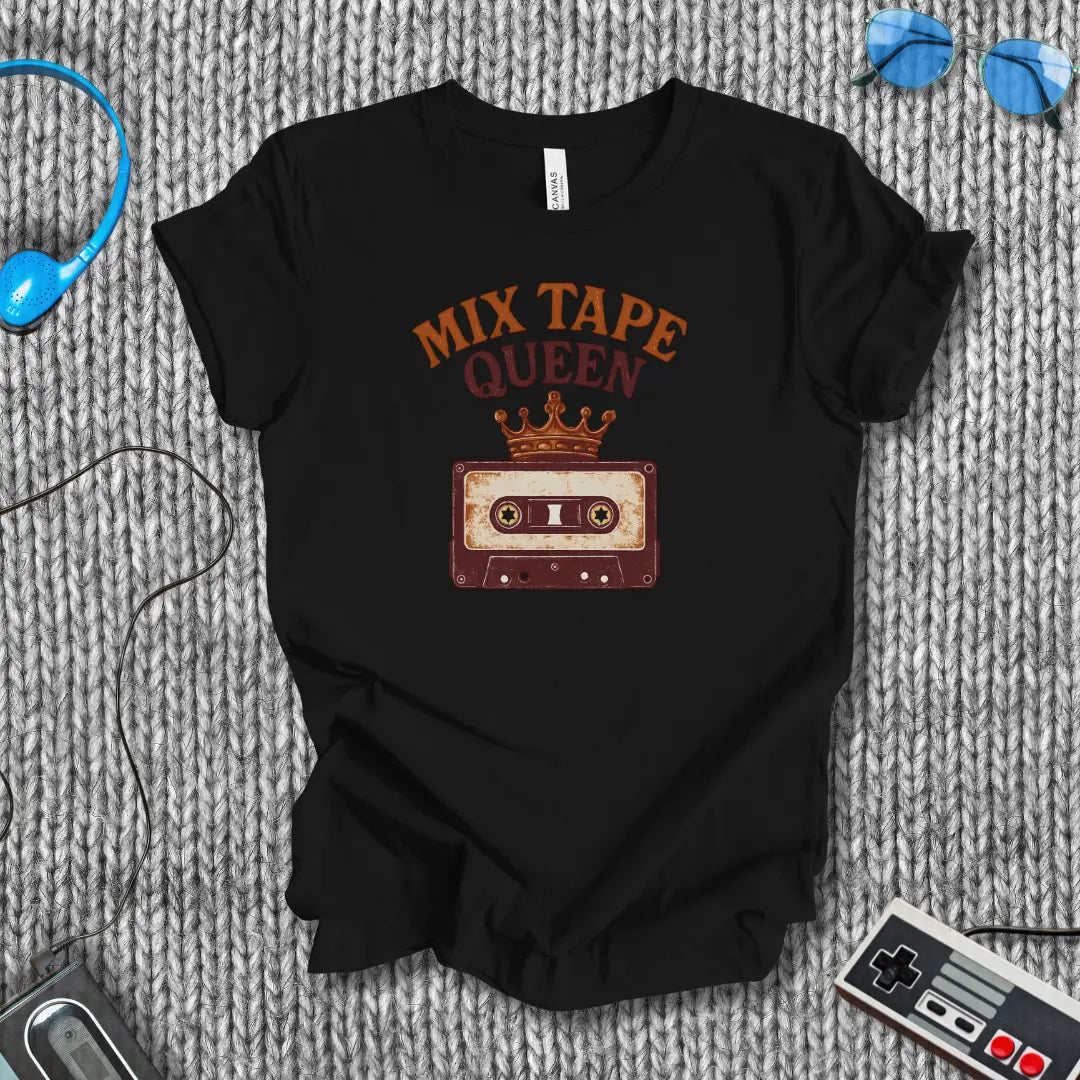 Mix Tape Queen T-Shirt Bella+Canvas