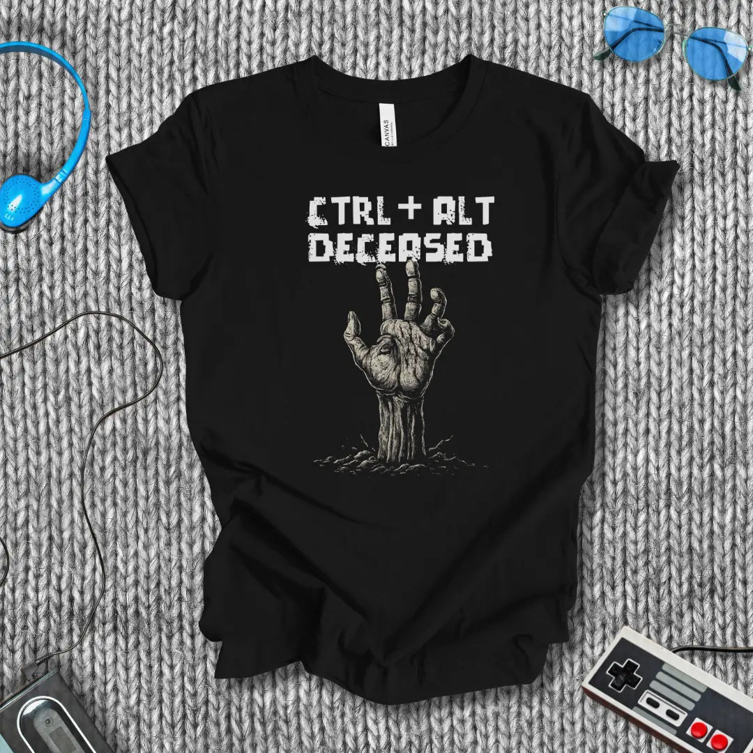 CTRL+ALT Deceased T-Shirt Bella+Canvas