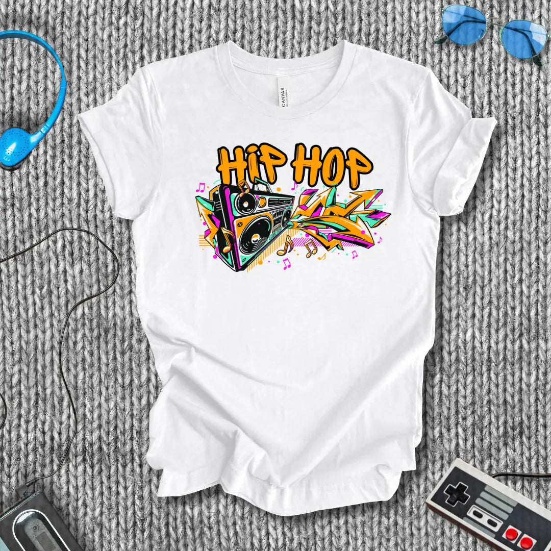 Graffiti Boombox T-Shirt Printify