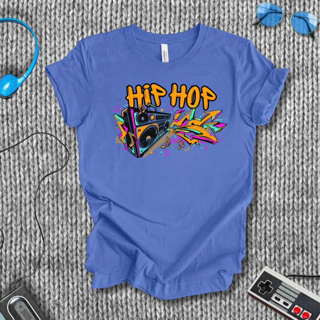 Hip Hop Graffiti Boombox T-Shirt Printify