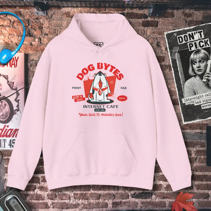 Dog Bytes Internet Cafe Hoodie Printify