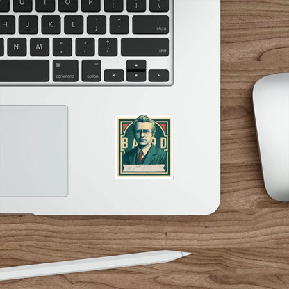 John Logie Baird - Pioneer of Television Die-Cut Sticker Printify