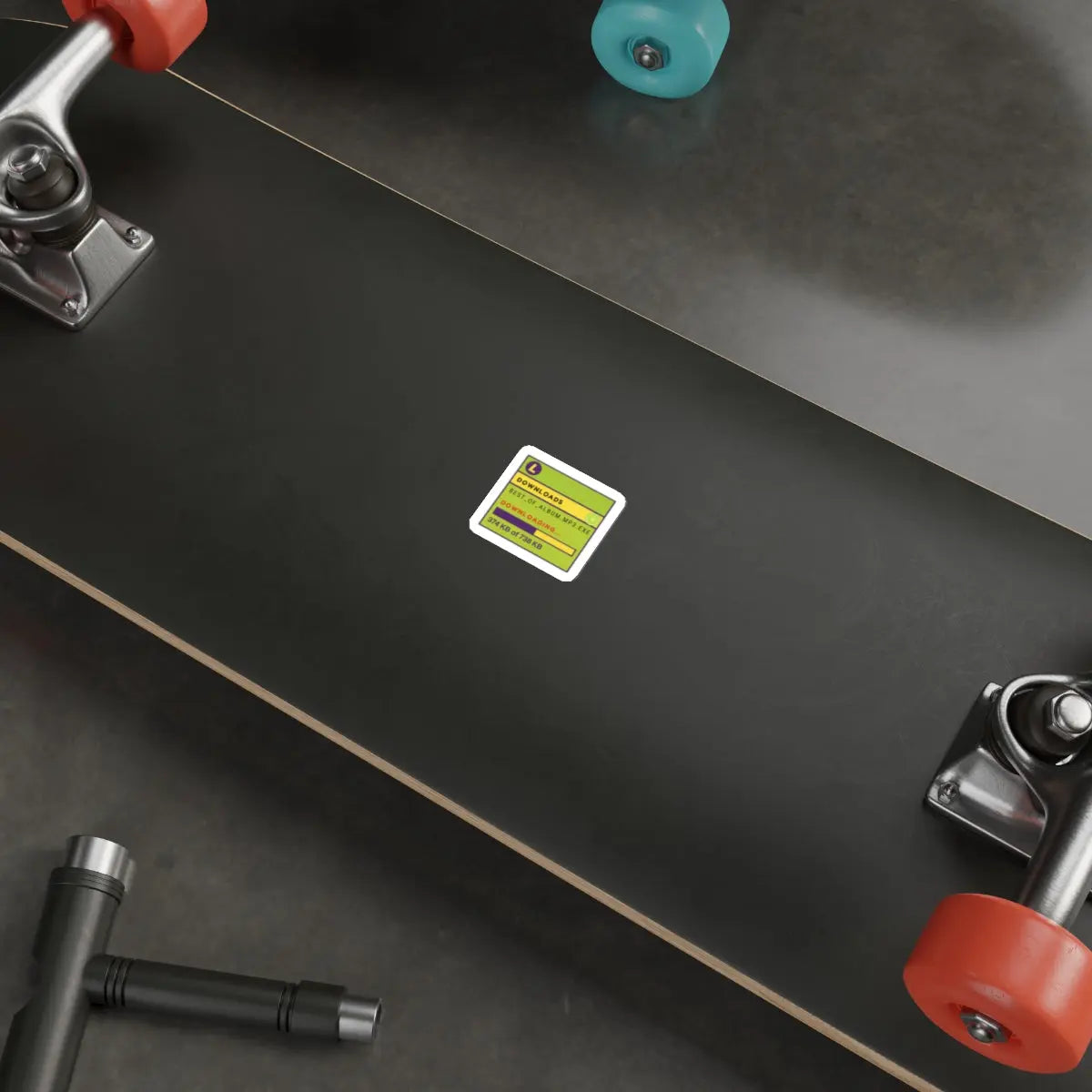 Limewire Download Die-Cut Sticker Printify
