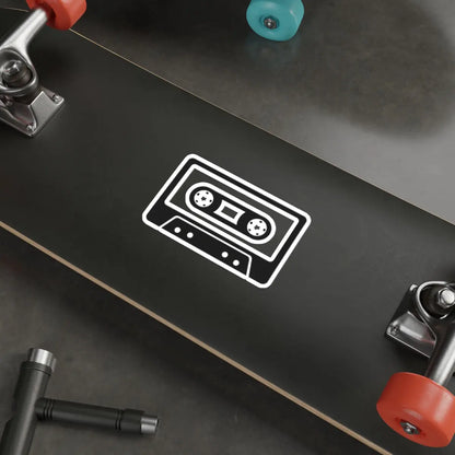 Ages Ago Apparel Logo Cassette Die-Cut Sticker Printify
