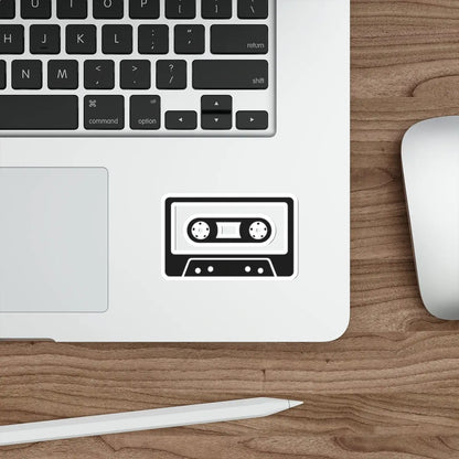 Ages Ago Apparel Logo Cassette Die-Cut Sticker Printify