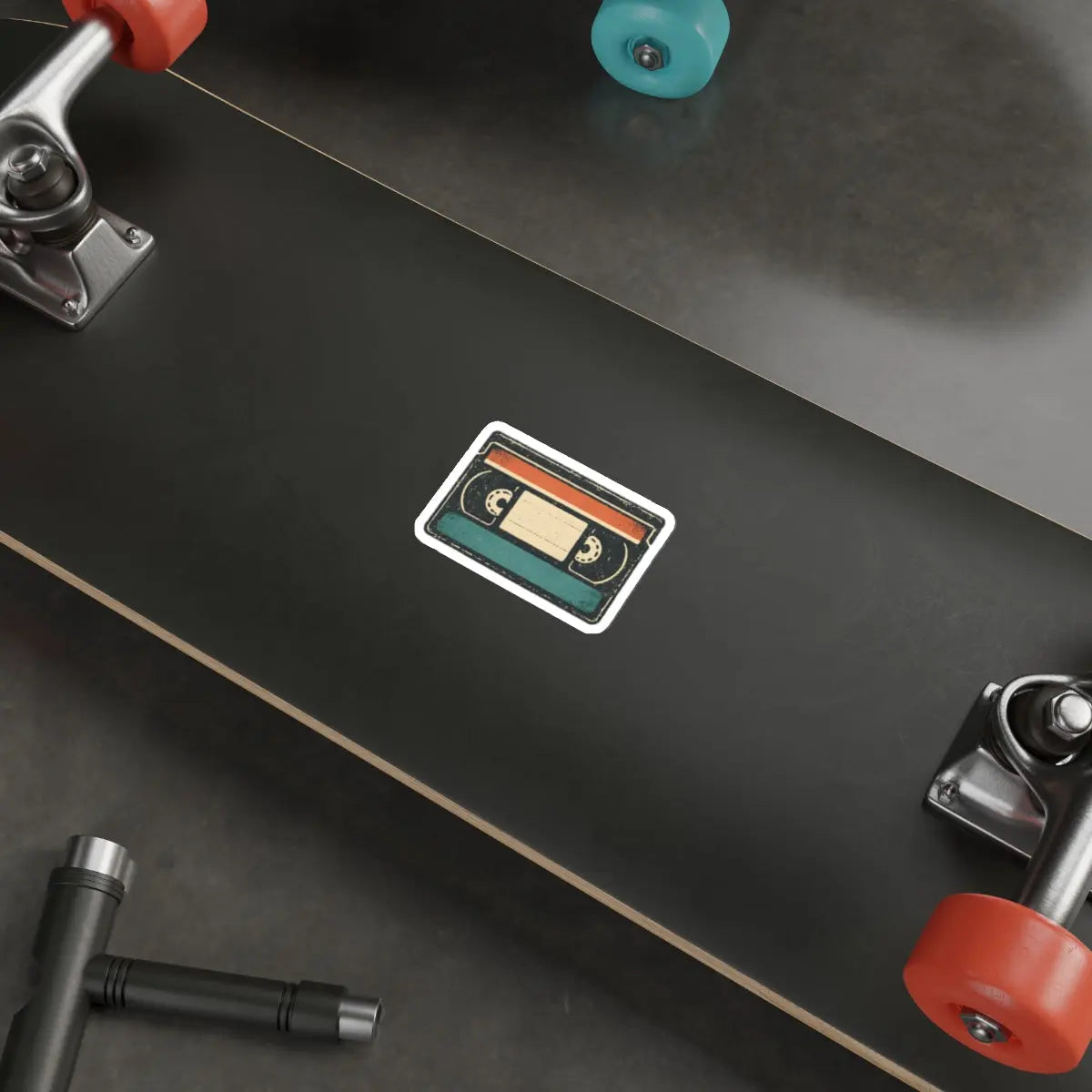 Retro VHS Cassette Die-Cut Sticker Printify