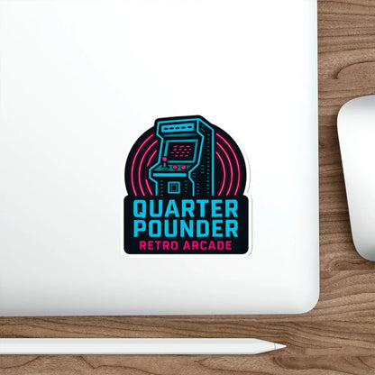 Quarter Pounder Die-Cut Sticker Printify