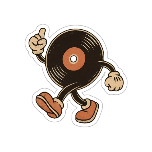In My Groove Vinyl Die-Cut Sticker Printify