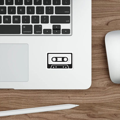 Ages Ago Apparel Logo Cassette Die-Cut Sticker Printify