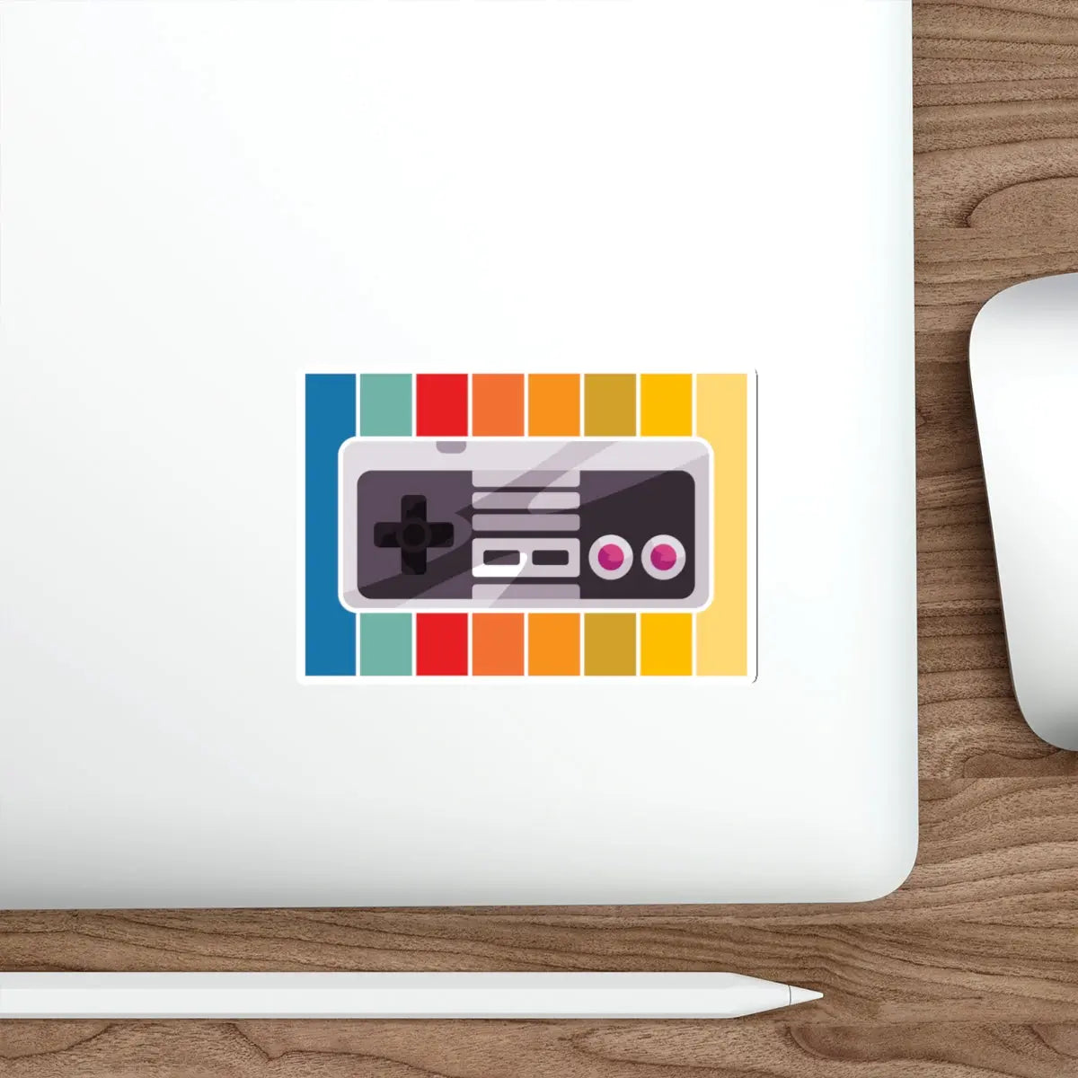 NES Controller Die-Cut Sticker Printify